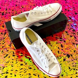 White Converse All Star OX